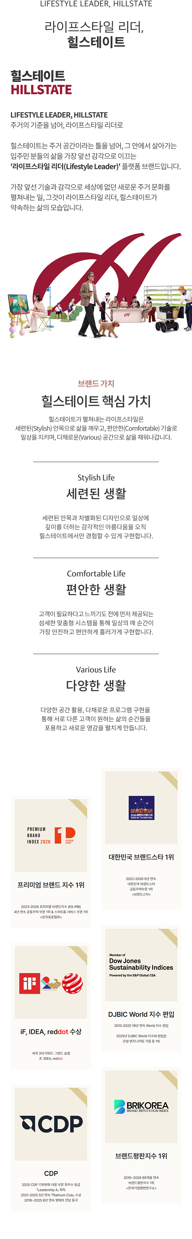 브랜드 소개 모바일 배경